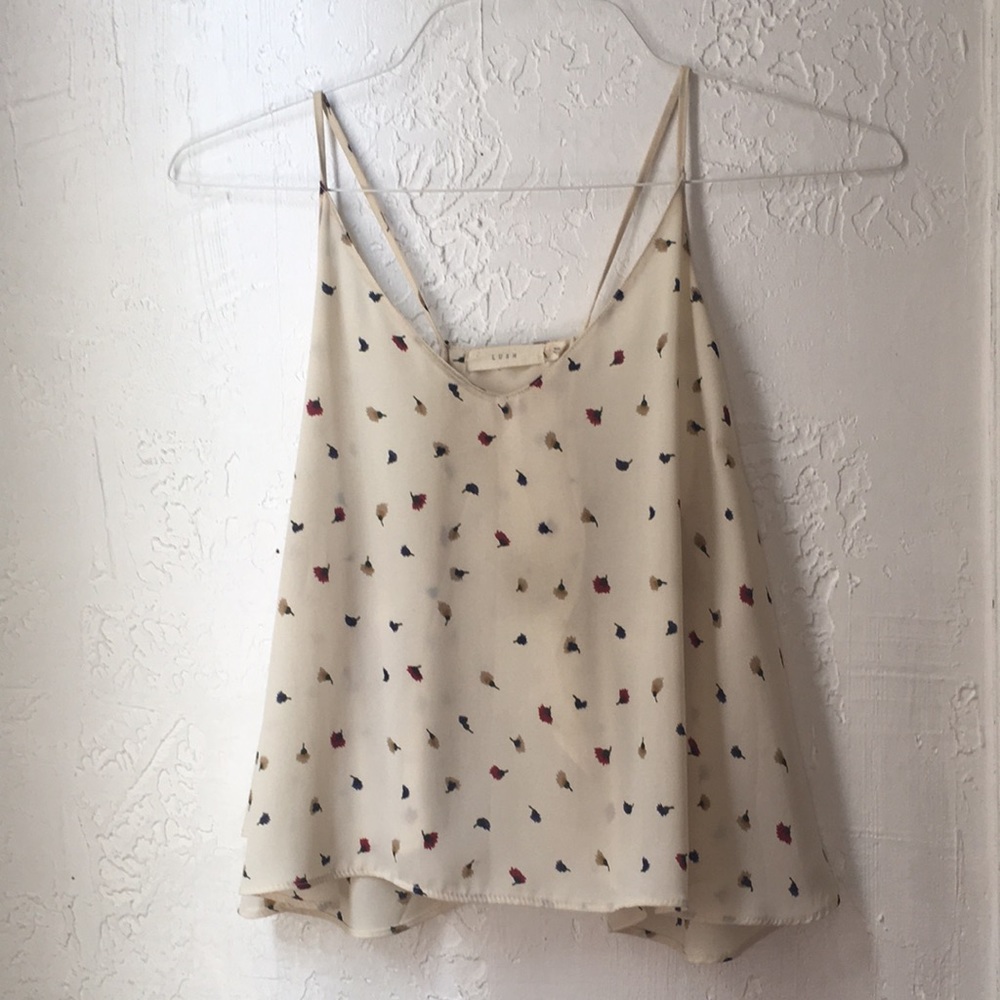 Lush crop tank top